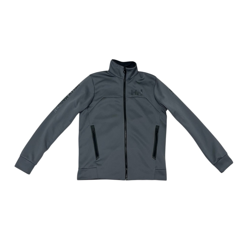Helly Hansen Gray Hydropower Fleece Jacket Men’s Size Medium Nautical Sailing